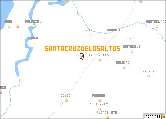 map of Santa Cruz de los Altos