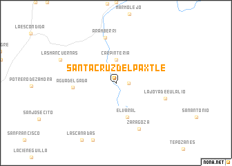 map of Santa Cruz del Paxtle