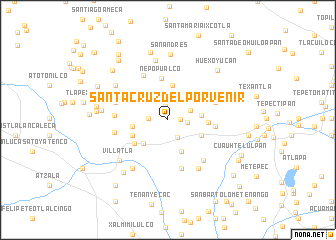 map of Santa Cruz del Porvenir