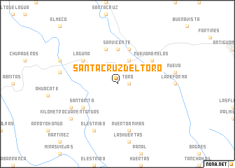 map of Santa Cruz del Toro