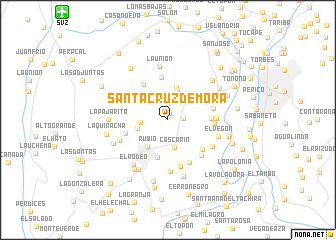 map of Santa Cruz de Mora