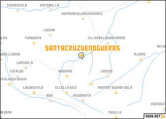 map of Santa Cruz de Nogueras