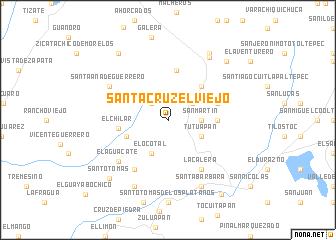 map of Santa Cruz El Viejo