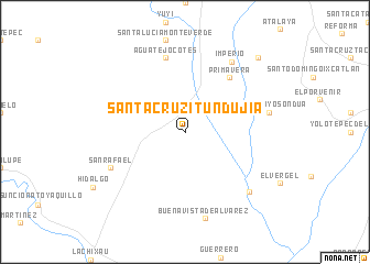 map of Santa Cruz Itundujia