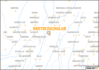 map of Santa Cruz Muluá