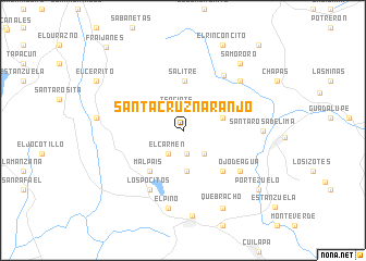 map of Santa Cruz Naranjo
