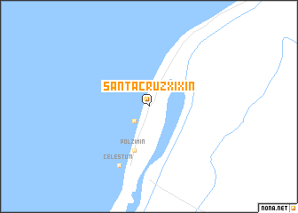 map of Santa Cruz Xixin