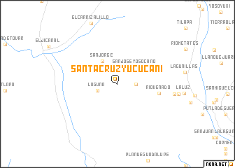 map of Santa Cruz Yucucani