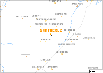 map of Santa Cruz