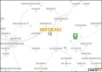 map of Santa Cruz