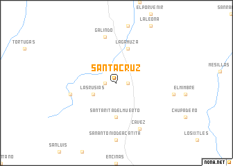 map of Santa Cruz