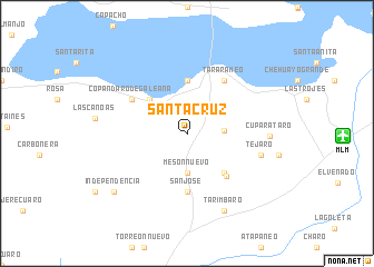 map of Santa Cruz