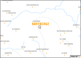 map of Santa Cruz