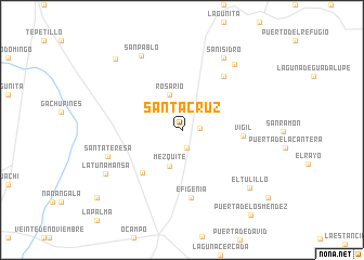 map of Santa Cruz