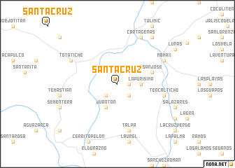 map of Santa Cruz