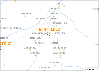 map of Santa Cruz