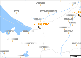 map of Santa Cruz