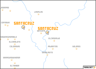 map of Santa Cruz