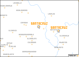 map of Santa Cruz