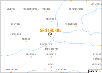 map of Santa Cruz