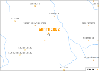 map of Santa Cruz
