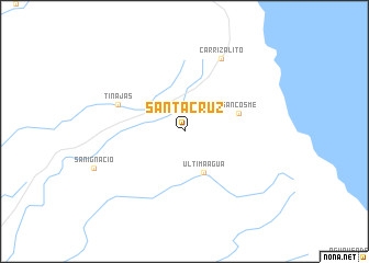 map of Santa Cruz