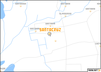 map of Santa Cruz