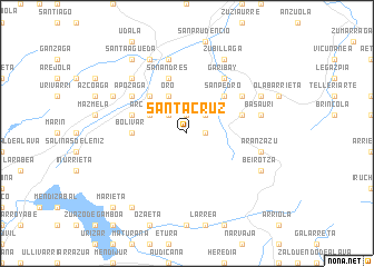 map of Santa Cruz