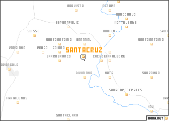 map of Santa Cruz