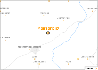 map of Santa Cruz