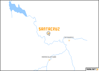 map of Santa Cruz