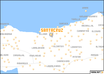 map of Santa Cruz