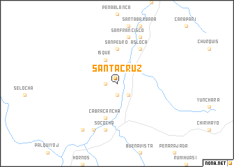 map of Santa Cruz