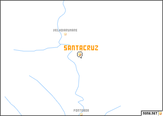 map of Santa Cruz