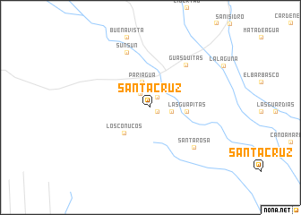 map of Santa Cruz