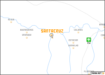 map of Santa Cruz