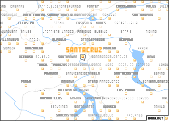 map of Santa Cruz