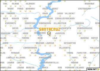 map of Santa Cruz