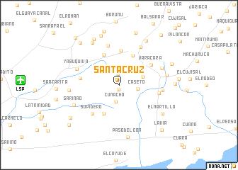 map of Santa Cruz