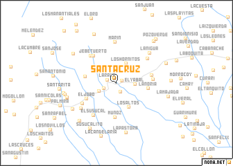 map of Santa Cruz