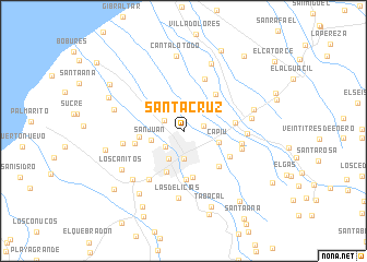 map of Santa Cruz