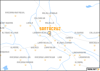 map of Santa Cruz