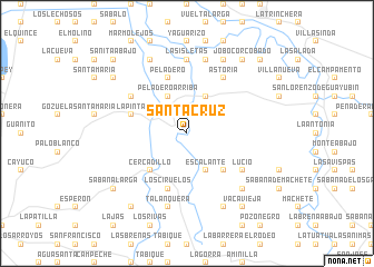 map of Santa Cruz