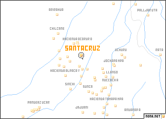map of Santa Cruz