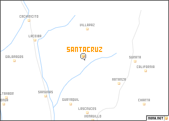 map of Santa Cruz