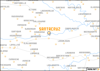 map of Santa Cruz