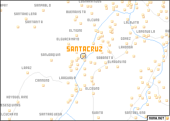 map of Santa Cruz