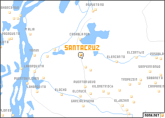 map of Santa Cruz