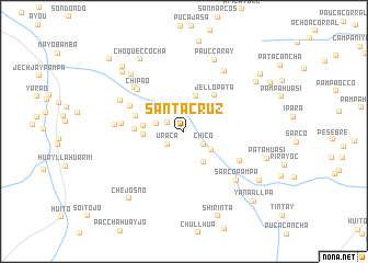map of Santa Cruz