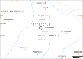 map of Santa Cruz